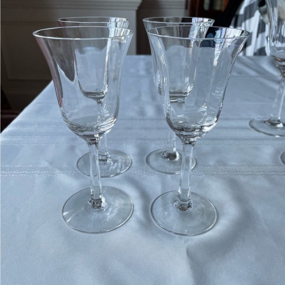4 Lenox Crystal Allure Wine Glasses Stemware *More Available*